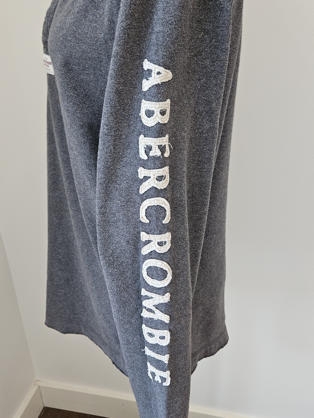 Abercrombie & Fitch Charcoal Henley Pullover - Picture 3 of 7